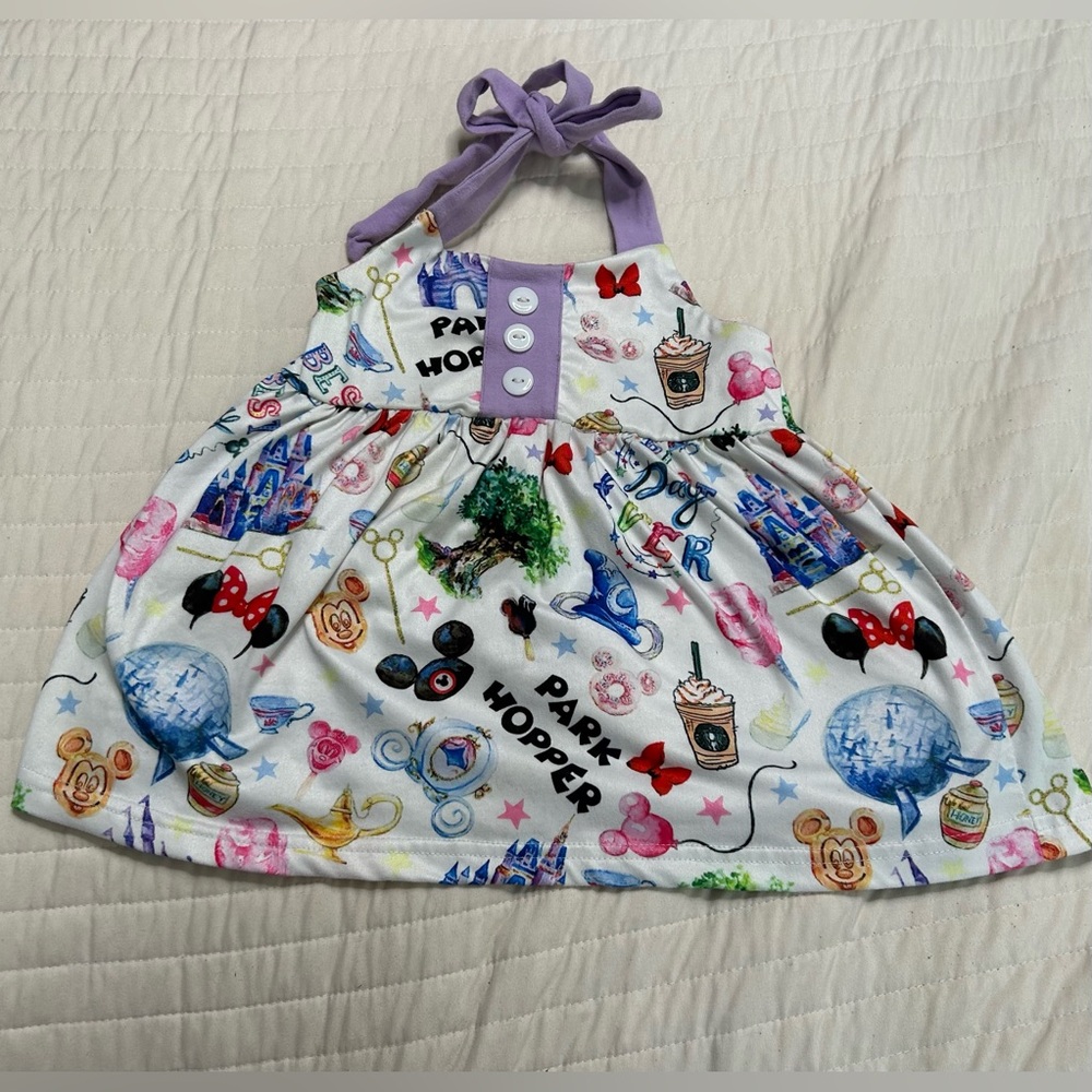 Disney Park Hopper Dress Girls size S [A-10]